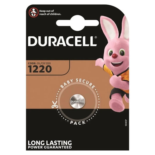 DURACELL – BATERIA BOTON LITIO CR1220 3V 1UNIDADE
