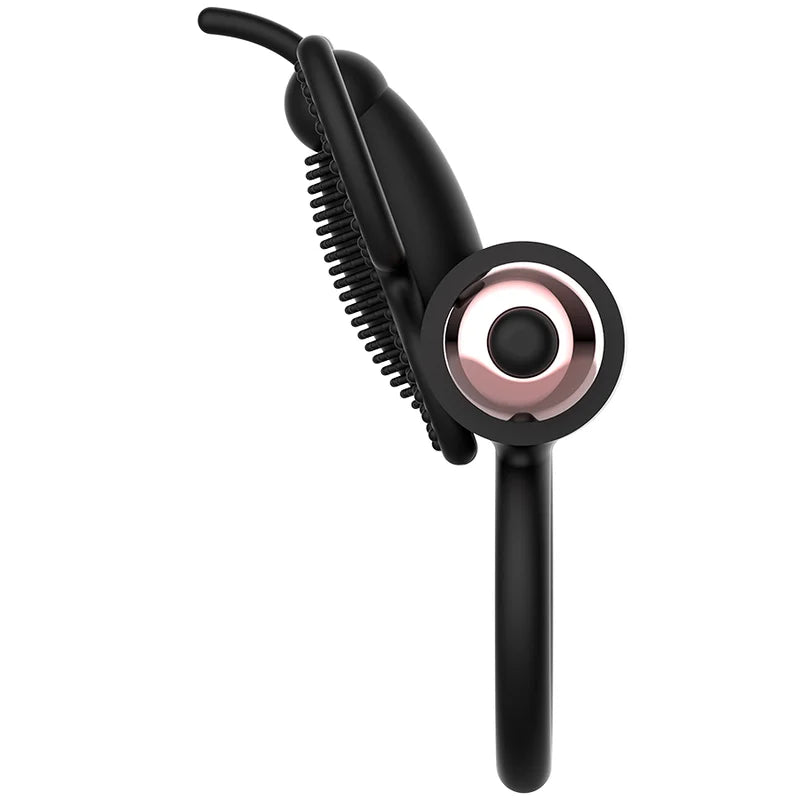 COQUETTE CHIC DESIRE - ANEL COM VIBRADOR PRETO/ OURO