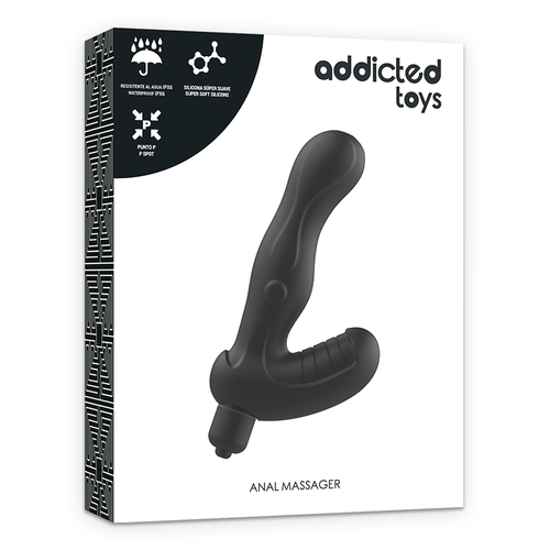 ADDICTED TOYS - VIBRADOR DE SILICONE PARA PRÓSTATA E ANAL - P-SPOT VIBE
